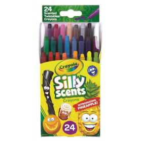 24 Silly Scents Mini Twistable Crayons