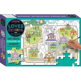 Everyone Loves Colouring 100-piece Jigsaw: The Fun Park (UK)