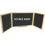 SOLID OPEN OUT WOOD EASEL
