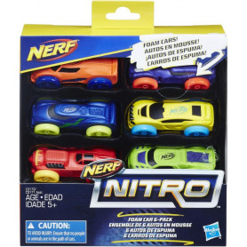 NERF NITRO FOAM CAR 6 PACK 1