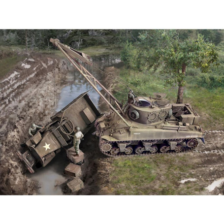 ITALERI M32B1 Armored Recovery Vehicle 1:35