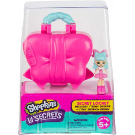 SHOPKINS LITTLE SECRETS S1 W1 2 PACK LOCKET PINK AND GOLD