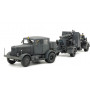 TAMIYA GERMAN HEAVY TRACTOR SS-100 & 88MM GUN FLAK