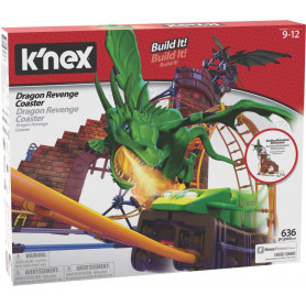 K'NEX - Dragon Revenge Roller Coaster - Ride It