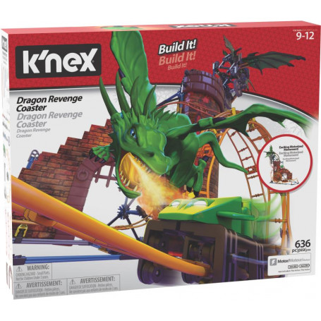 K'NEX - Dragon Revenge Roller Coaster - Ride It