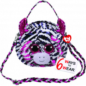 TY Gear Sequins Purse - Zoey Zebra