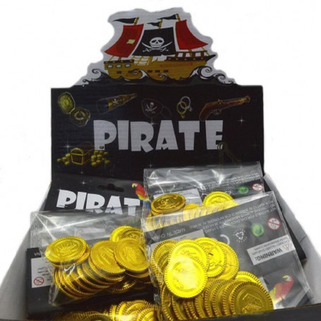 Pirate Coins Gold 3.5cm