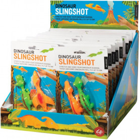 IS GIFT Dinosaur Slingshot - Set of 2 - Asst (18/Disp)