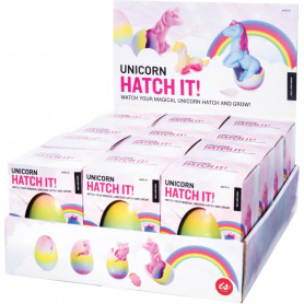 IS GIFT Hatch It! Unicorn Fantasy Large (12/Disp)