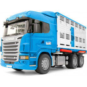 Bruder 1:16 Scania R-Series Cattle transport truck