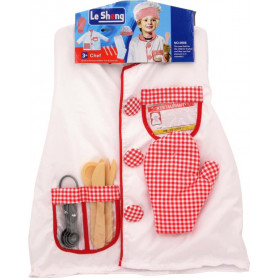 Complete Chef Outfit & Hat - Incs Mit & Spoons