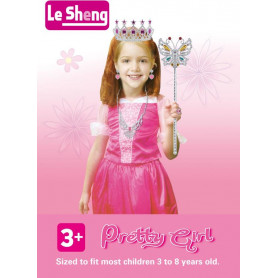 Princess Costume Play Set - Full Outfit & Play Accs