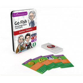 GO FISH, GENIUS THINKERS Tin