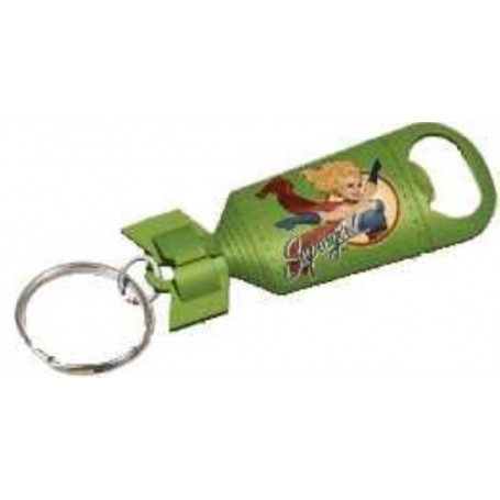 DC Bombshells Supergirl Bottle Opener Keychain