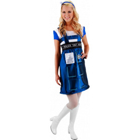 Dr Who - TARDIS Costume Dress L/XL