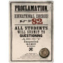 Harry Potter Tin Sign Small Decree 82