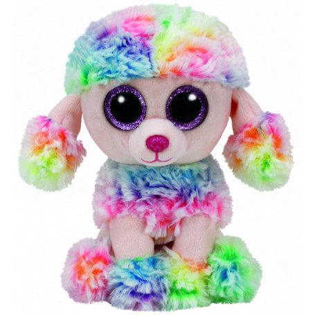 TY Beanie Boo - Rainbow The Multicoloured Poodle