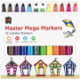 Master Mega Markers Packet of 12