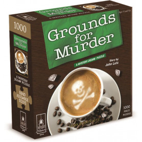 Grounds for Murder Classic Mystery Jigsaw Puzzle