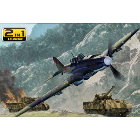 Academy 1/72 IL-2M & PANTHER D