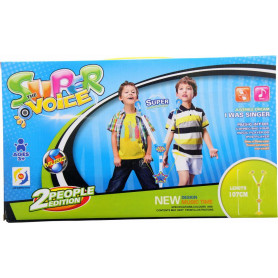 Super Voice Twin Microphone - Connect to MP3/Phone
