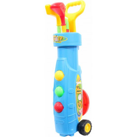 Caddy Golf Buggy Play Set - 3 Plastic Sticks & Accs
