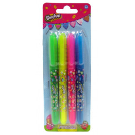 SHOPKINS 4PK HIGHLIGHTER SET