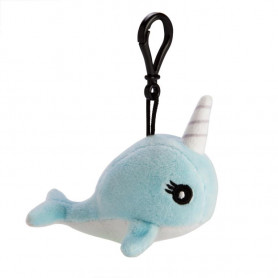 Plush Keychain W/sound Narwhal