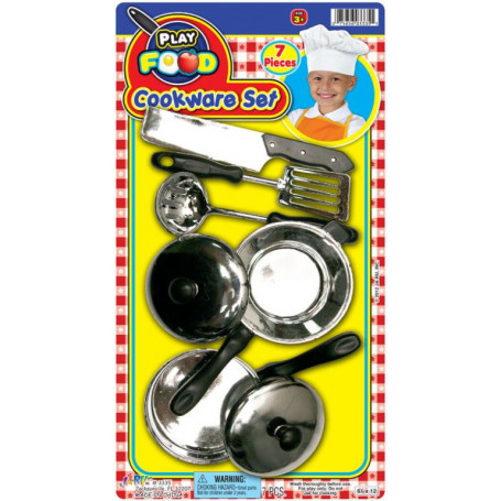 JA-RU PLAY FOOD COOKWARE SET