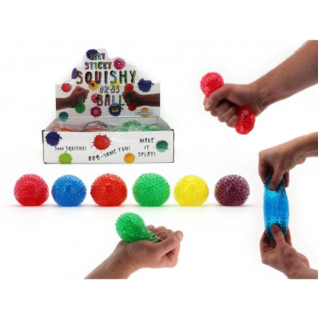 SQUISHY WATER ORBS BALL - LARGE 7 CM Astd