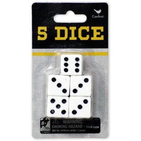 Pack of 5 Dice