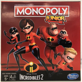 THE INCREDIBLES MONOPOLY JR