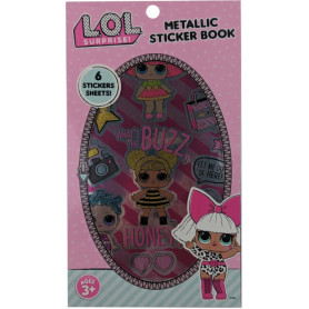 LOL Metallic Sticker Book 6 Page