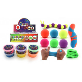 BOUNCING PUTTY IN TUB - 35GM (6 COLOURS)