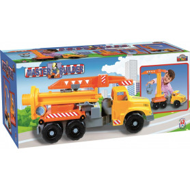 TRUCK WITH TALL CRANE