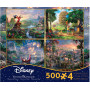 KINKADE DISNEY 500pc 4-in-1 S2