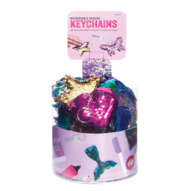 Reversible Sequin Keychains Asst.