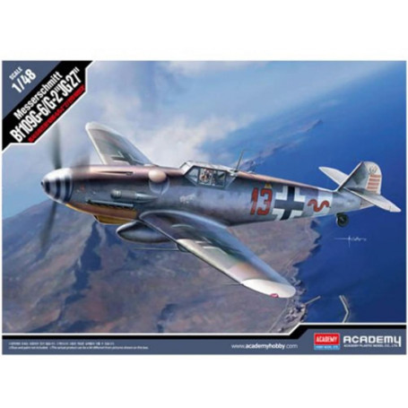 Academy 1/48 Messerschmitt Bf109G-6/G-2 JG 27  Kit