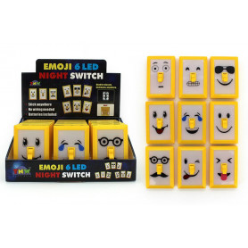 LIGHT UP LED EMOJI NIGHT SWITCH (9 ASSTD)