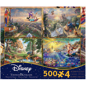 KINKADE DISNEY 500pc 4-in-1 S3