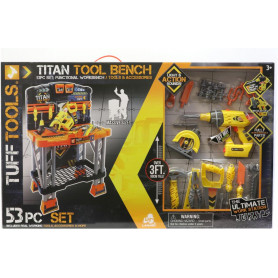 TUFF TOOLS TITAN TOOL BENCH 54 PCS THE ULTIMATE WORK STATION