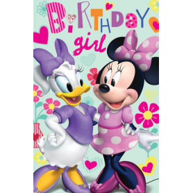 CARD DISNEY MINNIE DAISY