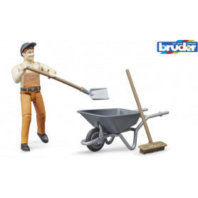 Bruder Figure-Set municiple worker