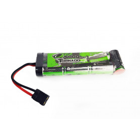 TORNADO R/C NIMH 5000MAH 8.4V STICK TRX PLUG - FLAT