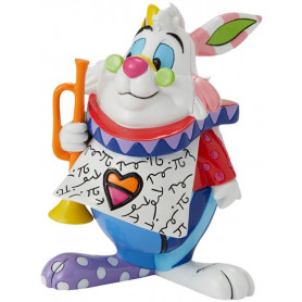 Britto Disney White Rabbit Mini Figurine