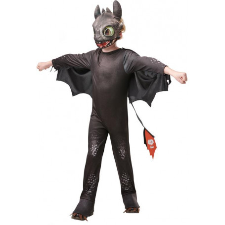 TOOTHLESS NIGHT FURY DELUXE COSTUME 3-4YR