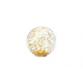 TRANSPARENT GLITTER BEACH BALLS, Age 3+