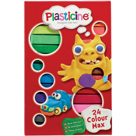 Plasticine 24 Colour Max