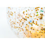 TRANSPARENT GLITTER BEACH BALLS, Age 3+