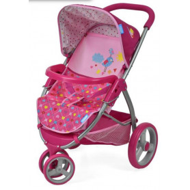 Hauck  Doll Miami Stroller,  Heart Birdie